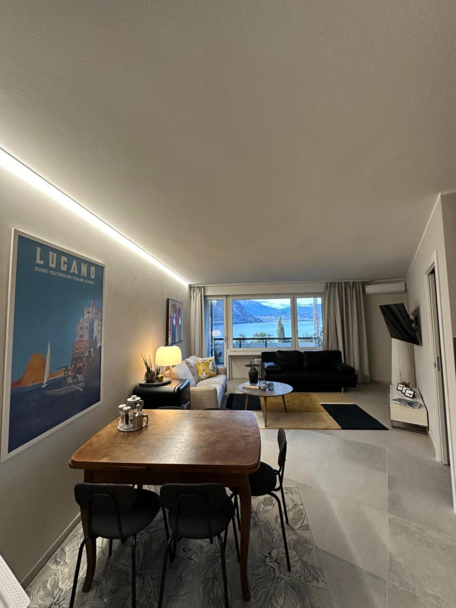 Bellavista Apartment Bissone Eksteriør billede